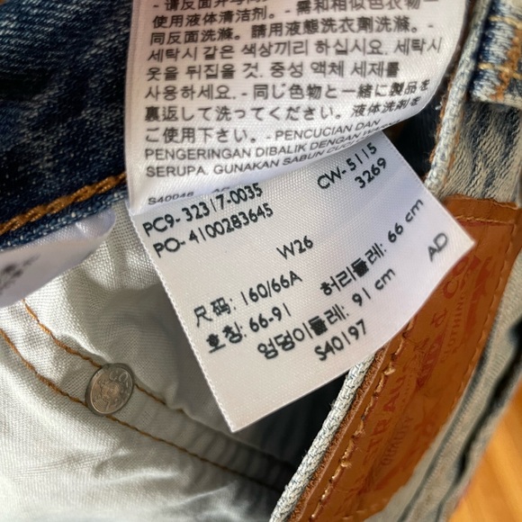 LEVI’s 501® ORIGINAL HIGH RISE WOMEN'S SHORTS size 26 - Picture 5 of 6